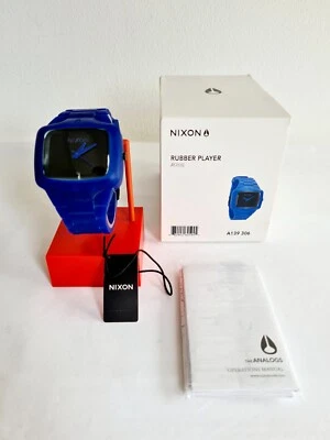 Nixon Rubber Player Blau Navy  - Batterie Neu - Bild 1 von 4