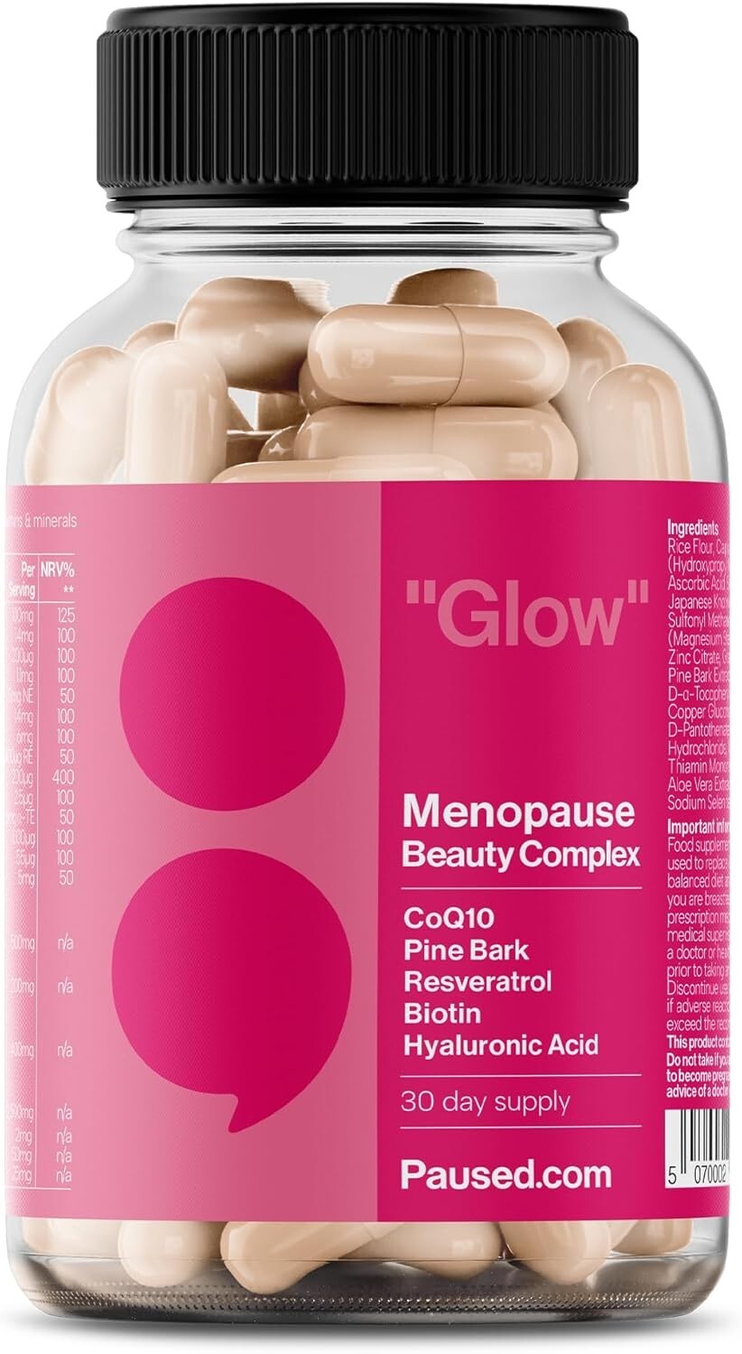 244) Menopause Beauty Complex 60 Vegan Capsules Enhanced Skin Hair & Nail Health