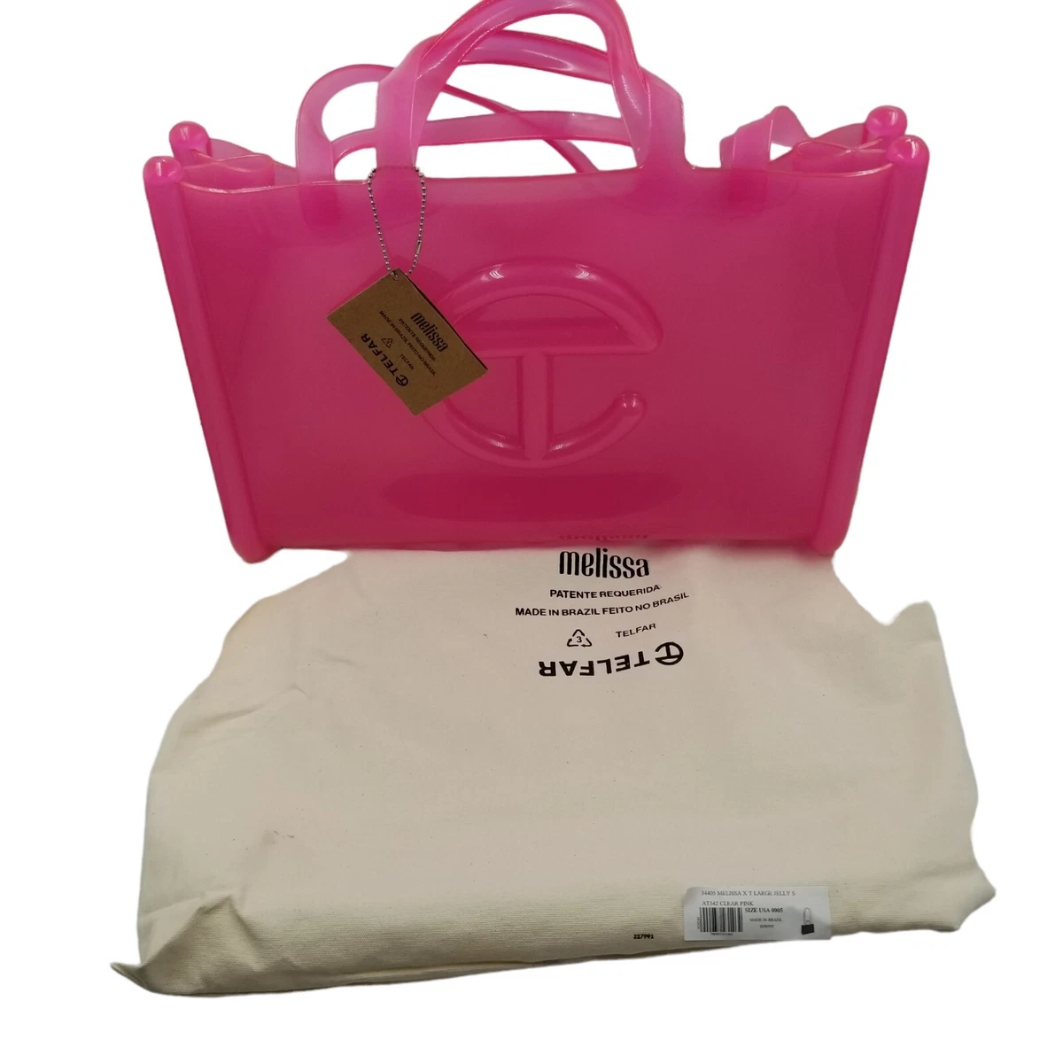 Telfar x Melissa Large Jelly Shopper Clear