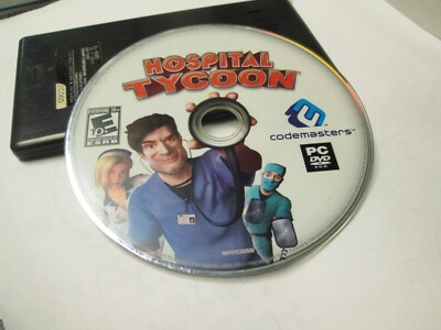 Hospital Tycoon Computer Video Game CD disk only tested FREE SHIPING