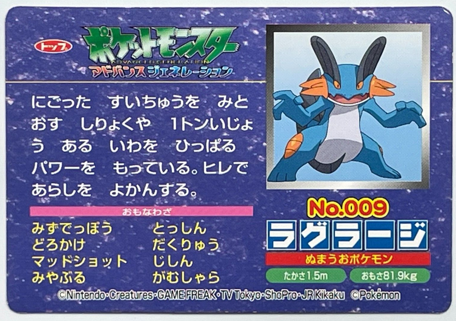 Blaziken Vs Swampert 009 Pokemon Top Battle Card Japanese Nintendo From Japan Ebay