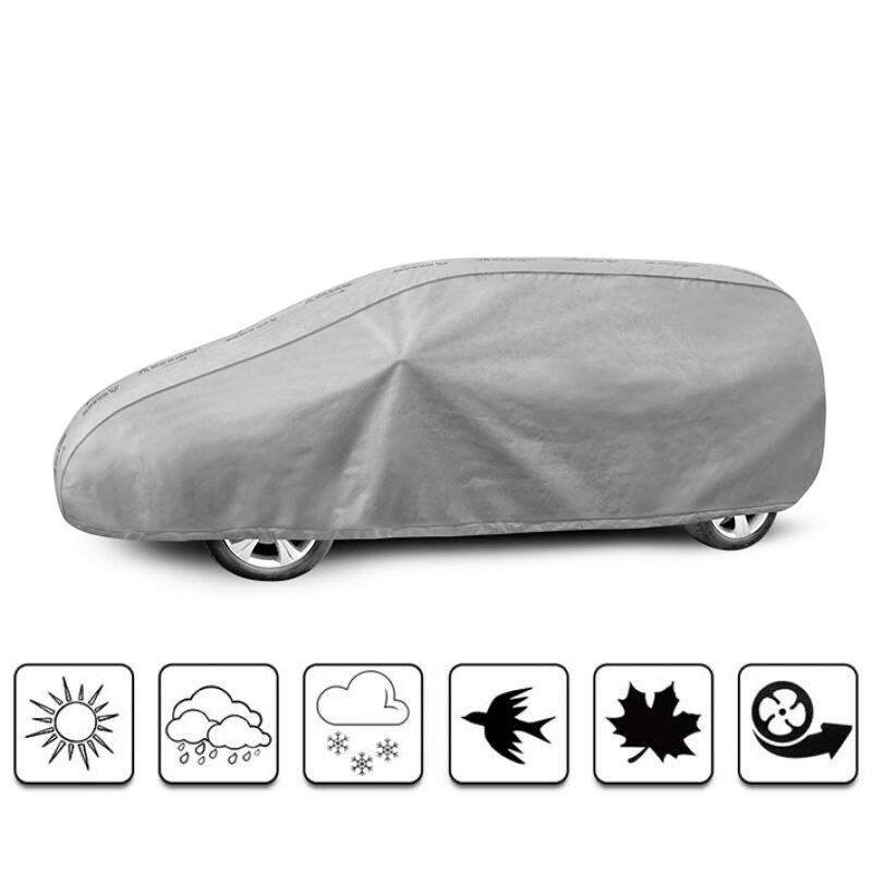 Bâche auto Renault Scénic I housse de protection voiture imperméable bâche extérieure auto gris