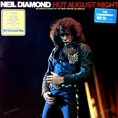 Neil Diamond - Hot August Night (Concert Greek Theatre, L.A.) 2LP 1974 .