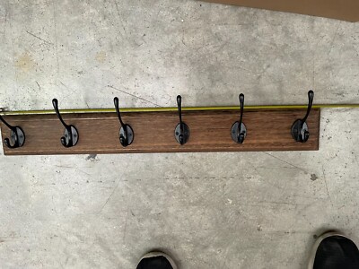 Entry Way Key / Coat Rack - 6 Hooks / 24''