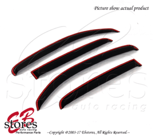For-Chevrolet-HHR-2006-2011-Inner-Channel-Dark-Smoke-JDM-Window-Visors-4pcs