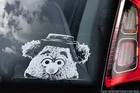 Fozzie Bear, Car Sticker - Muppets Peeper Window Bumper Sign Decal Gift - V01