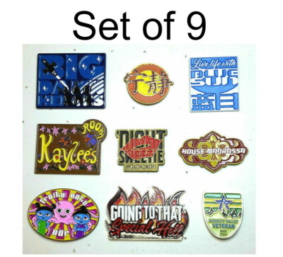 Loot Crate Firefly/Serenity Large Lapel Pin Set of 9- Carded 1.5'' /2.5''