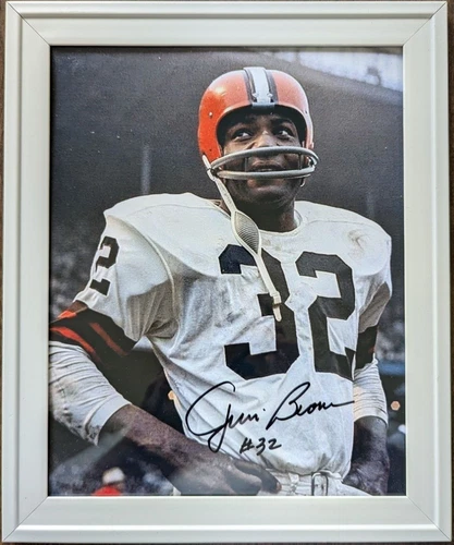 Jim Brown Signed 8X10 Photo w/COA