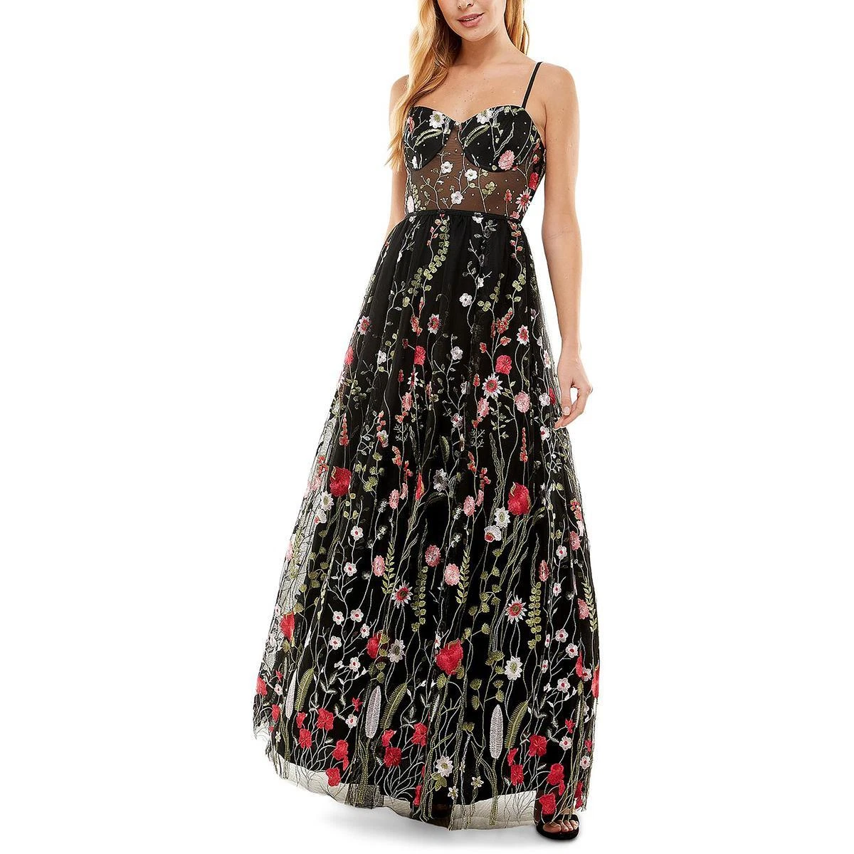 City studio floral clearance dress