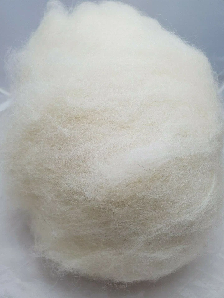 CORE WOOL for needle felting Natural sheep's wool fiber USA - Image 2 of 4