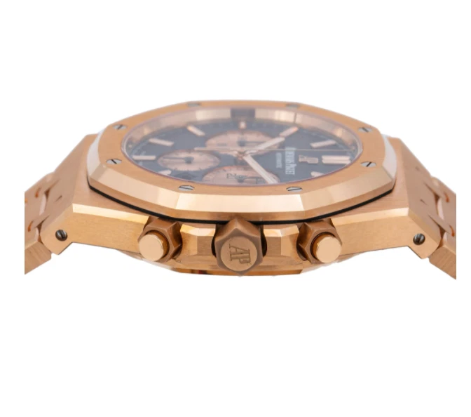 Audemars Piguet Royal Oak Chronograph 41mm Rose Gold Black Dial - 26331OR - Image 3 of 4