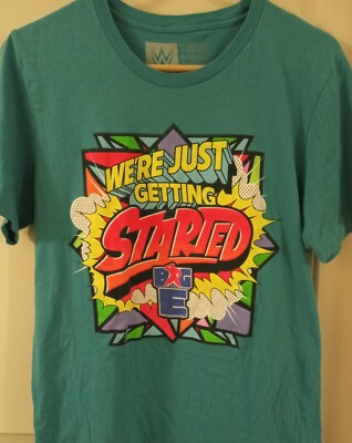 Vintage Wwe Authentic Big E We're Just Getting Started Short Sleeve Medium Shirt