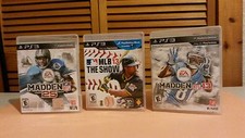 Lot of 3 PS3 games Madden 25 MLB The Show13 Madden 13 Used
