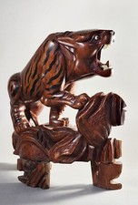 木制老式日本原创古董雕像| eBay