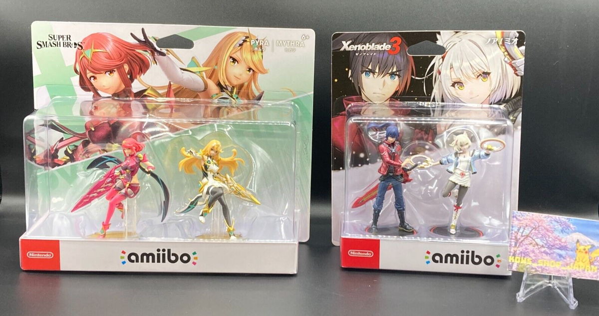 Nintendo amiibo Pyra Mythra Double Set Super Smash Bros. Xenoblade
