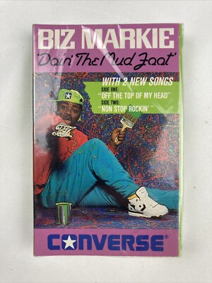 Biz Markie Doin The Mud Foot ''Off The Top Of My Head'' ''Non Stop Rockin'' SEALED