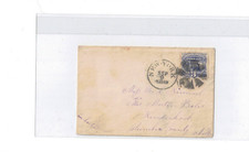 #114, 3 cent 1869 issue, tied New York City Fancy Cancel to Kinderhook NY