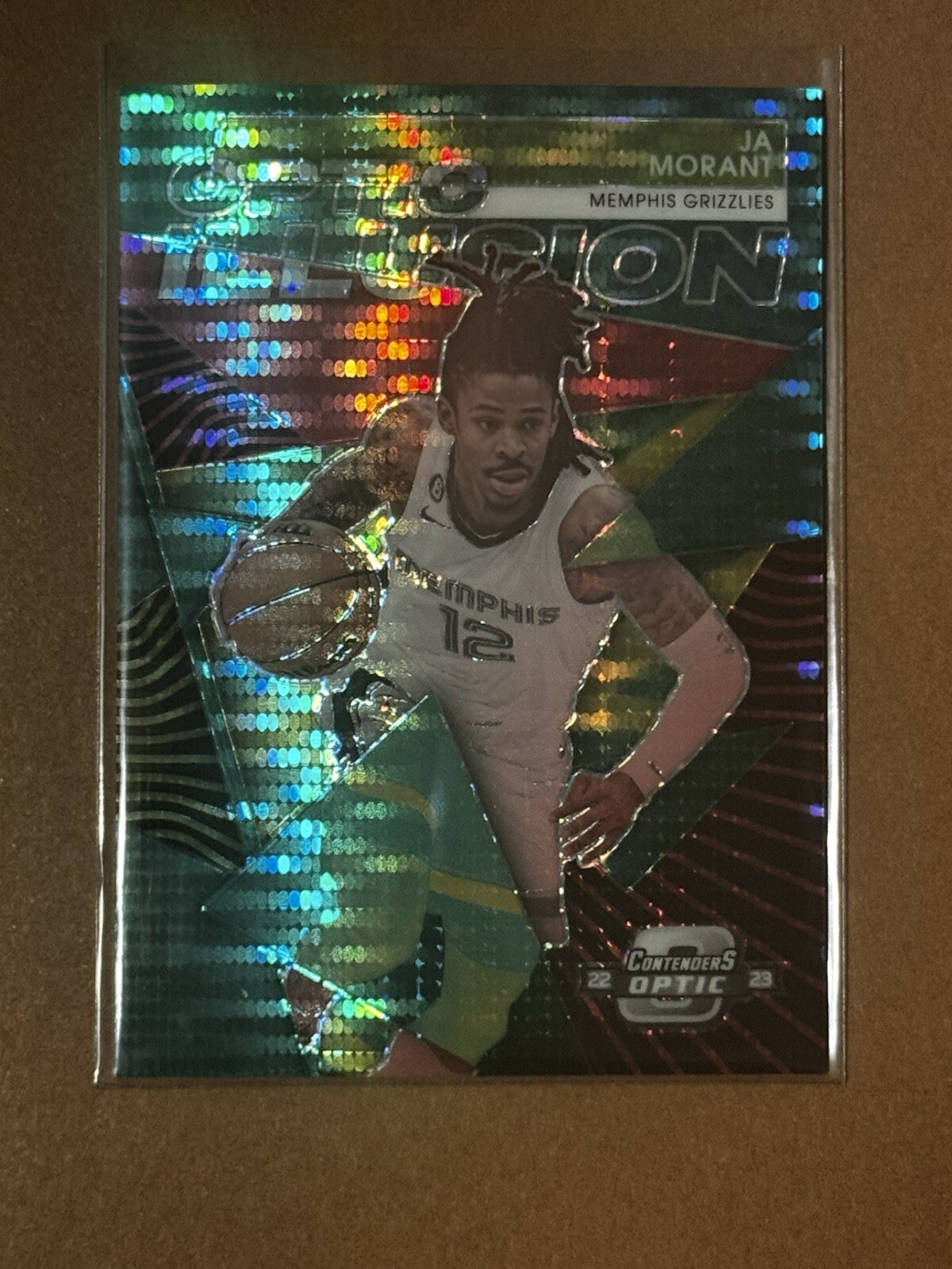 Ja Morant 2/25 2022 Panini Contenders Optic Illusion