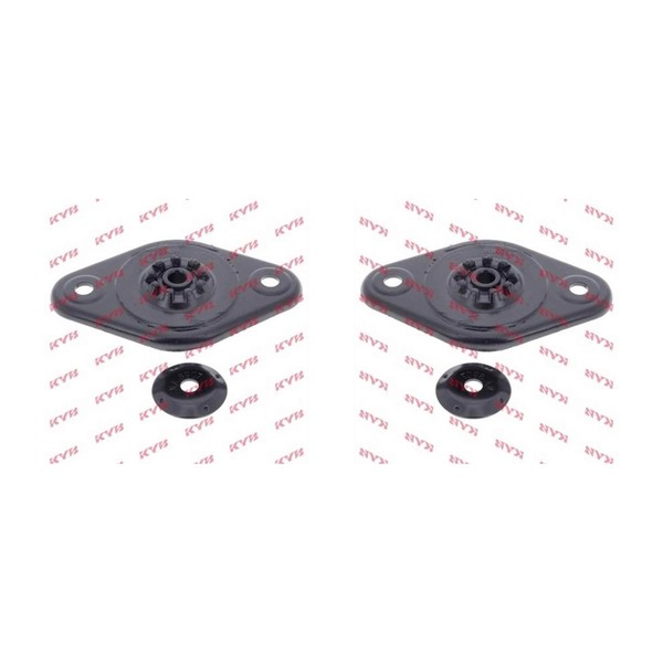 2X Kyb FederbeinstüTzlager Hinten FüR Kia Rio Ii Jb 1.4 16V 1.6 Cvvt Hyundai-image