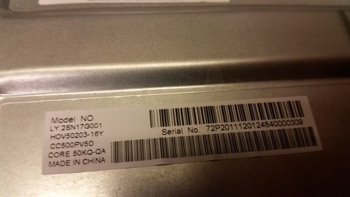 Control Button Board - XY-PCB-KEY-136 Sharp 50BJ2KE, Scn: CC500PV5D 50KQ-QA - Picture 5 of 6