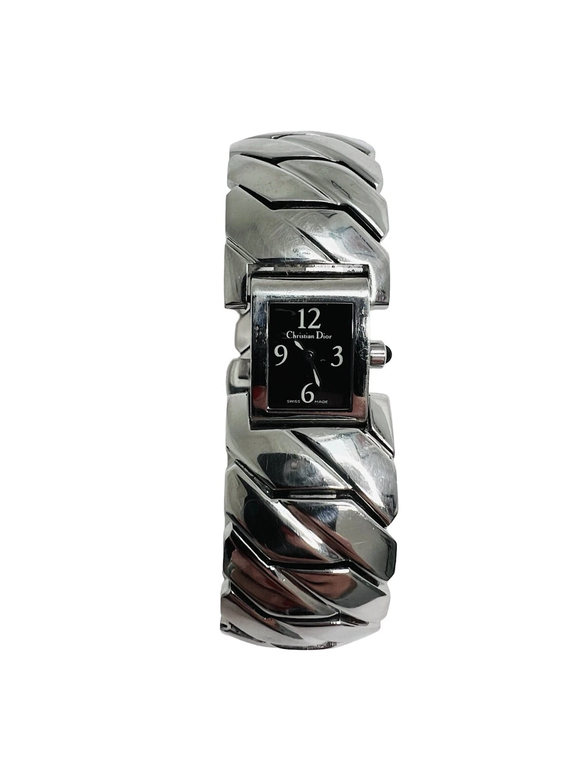 Montre Christian Dior argent vintage Les Montres en acier inoxydable montre bracelet