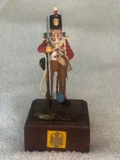 All The Queens Men Collectible Standing Soldier Figure on Wooden Base