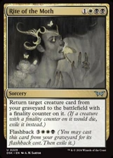 1x Rite of the Moth - Foil NM-Mint, English Duskmourn: House of Horror MTG Magic
