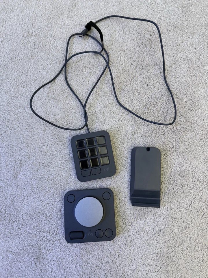 Logitech MX Creative Konsole - Tastatur & Kabellose Wählscheibe für Kreativ Apps