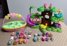Hatchimals Colleggtibles, Basket, working Hatchery Treehouse, 24 Animals, VGUC