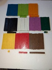 Lot Of 842 VTG UNIFIX Interlocking Counting Cubes Math Homeschool Blocks