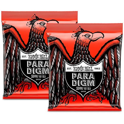Ernie Ball 2 Pack- Paradigm Skinny Top Heavy Bottom 7 Electric Guitar Strings