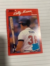 1990 Donruss Kelly Mann #46 Rated Rookie ? Double Error Card ? . rookie card picture