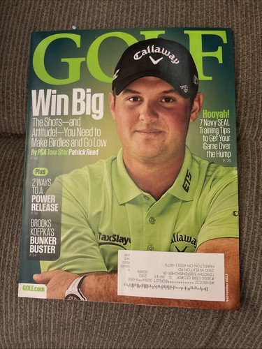 Golf Magazine September 2017  Patrick Reed   Win Big