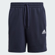 adidas men Essentials French Terry 3-Stripes Shorts