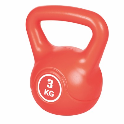 Kettlebell SPORTNOW 10 Kg In Metallo (Guscio Plastica) Con Base Piatta E Impugnatura Antiscivolo, Per Fitness E Bodybuilding A Casa, Verde