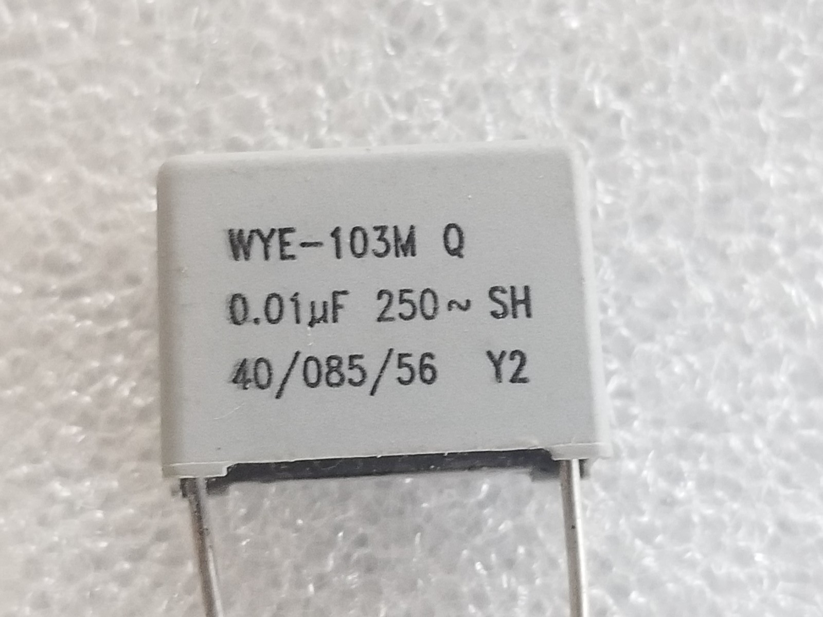 10 pieces WP WYE-103M Polypropylene Film capacitor 0.01uf 250VAC 500VDC 105c 10%