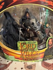 lotr action figures Strider Witch King Frodo Toy Biz Sword action all figures