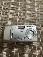 Olympus Camedia D-425 4.0MP Compact Digital Camera Silver Tested with case