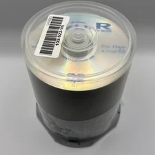 KHypermedia DVD-R 4.7GB 4X  Recordable Media Disc 100 Pack Spindle ✅ Sealed