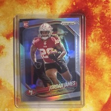 Panini 2025 SILVER Prizm Jordan James Rookie #323 San Francisco 49ers NFL