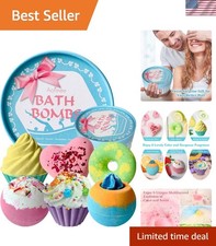 Luxurious Bath Bombs - 6 Hydrating Fizzies for a Spa Experience at Home