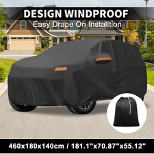 Car Cover W/ Left Side Door Zipper 210D-PU for Subaru Crosstrek