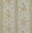 GP & J Baker Curtain Fabric 'COROMANDEL - BLUE/SAND' 5 METRES 100% Linen