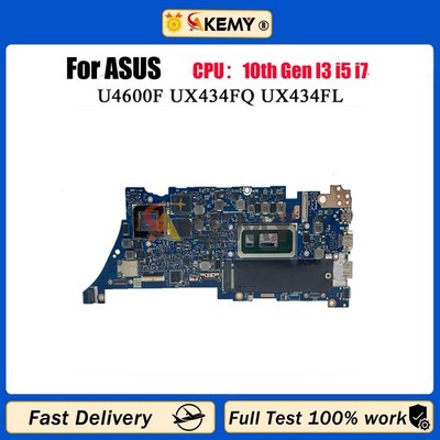 UX434FQ Laptop Motherboard For ASUS U4600F UX434FL U4600F UX434F UX434F tests OK