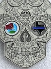 Drug Enforcement DEA McAllen Corpus Christi Brownsville Texas Skull Police Coin — photo 6