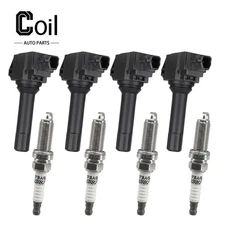 4pcs Ignition Coil and Spark Plug For Outback Subaru H4 2.5L 2015-2019