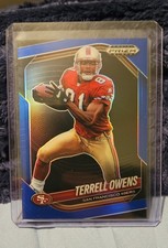2025 Panini Prizm Black - Terrell Owens #133 Blue Prizm 111/199