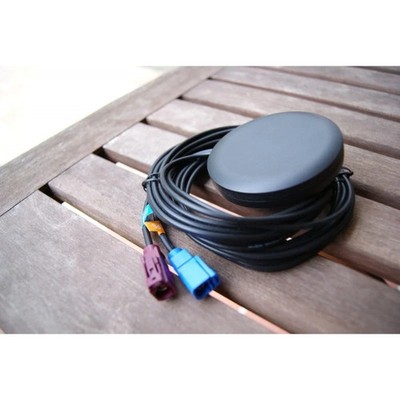 GPS +GSM/3G/4G Combo Antenna circular shape magnet FAKRA connector