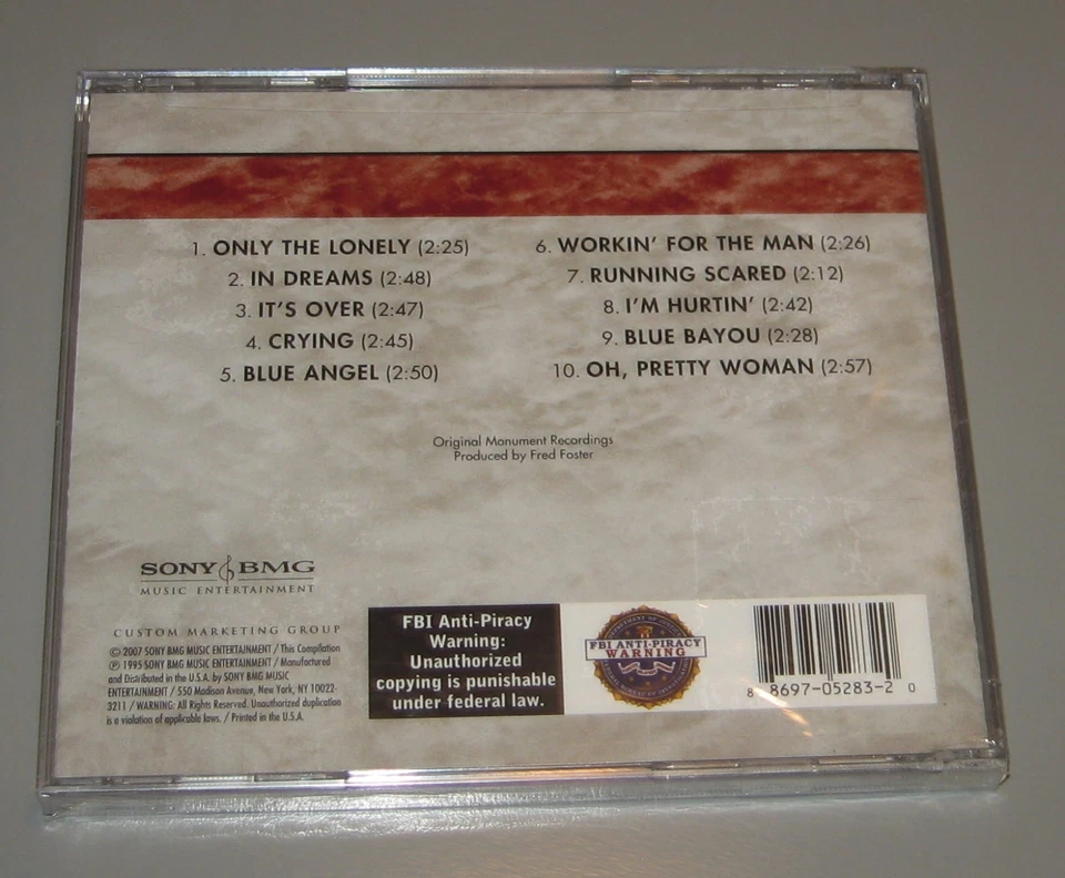 Roy Orbison - Super Hits (CD, 2007, CMG) Sealed Greatest Hits - Image 2 of 3