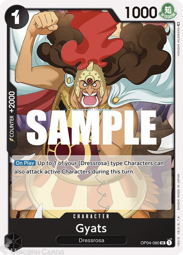 OP04-080 Gyats :: Uncommon One Piece TCG Card